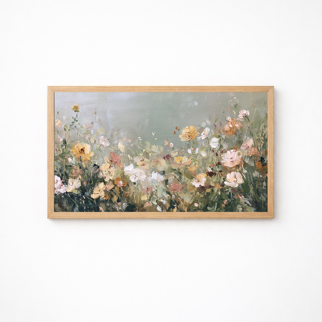 Blushing Blooms | Digital Art for Frame TV