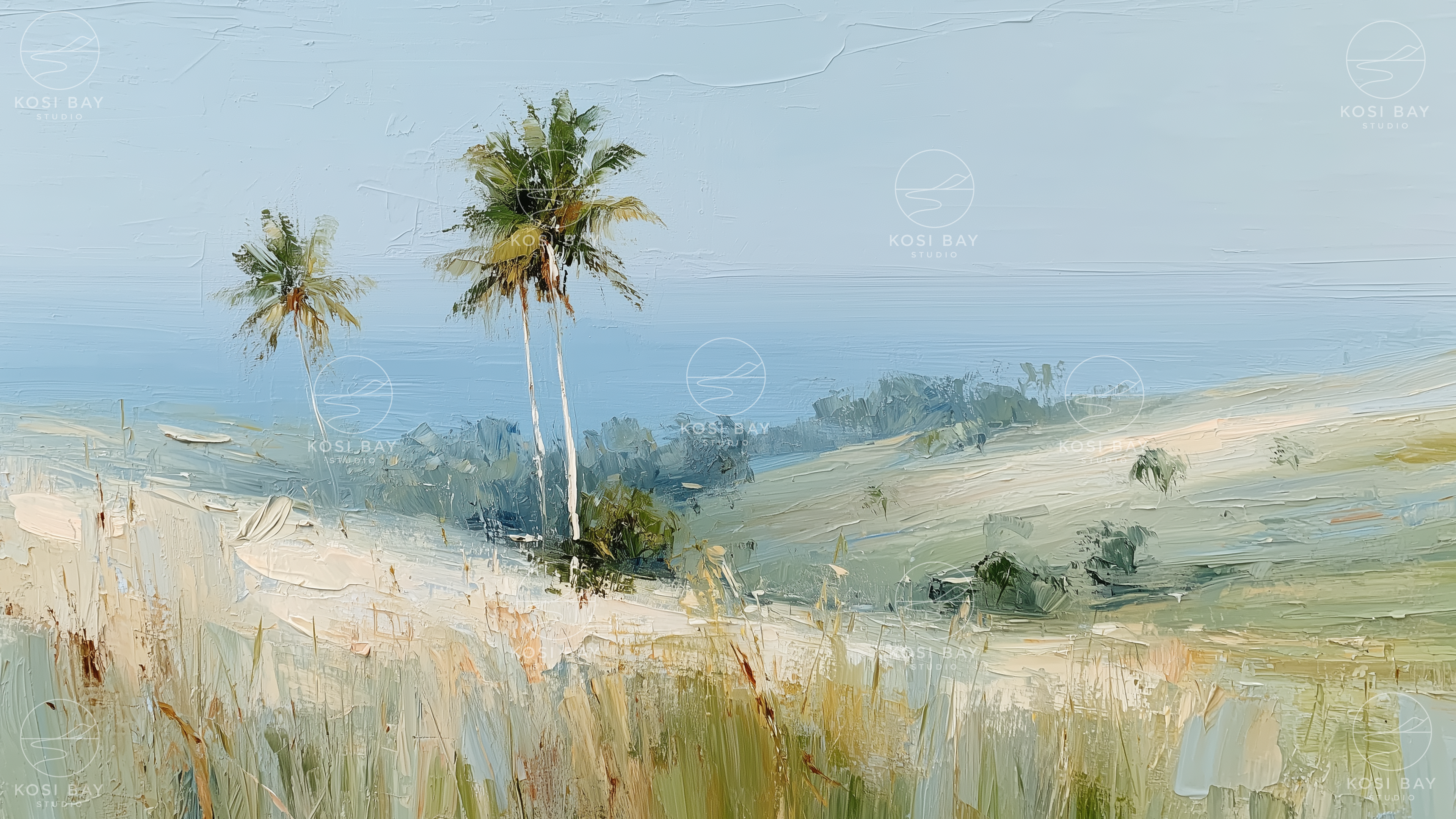 Hillside Vistas, Hawaii | Digital Art for Frame TV