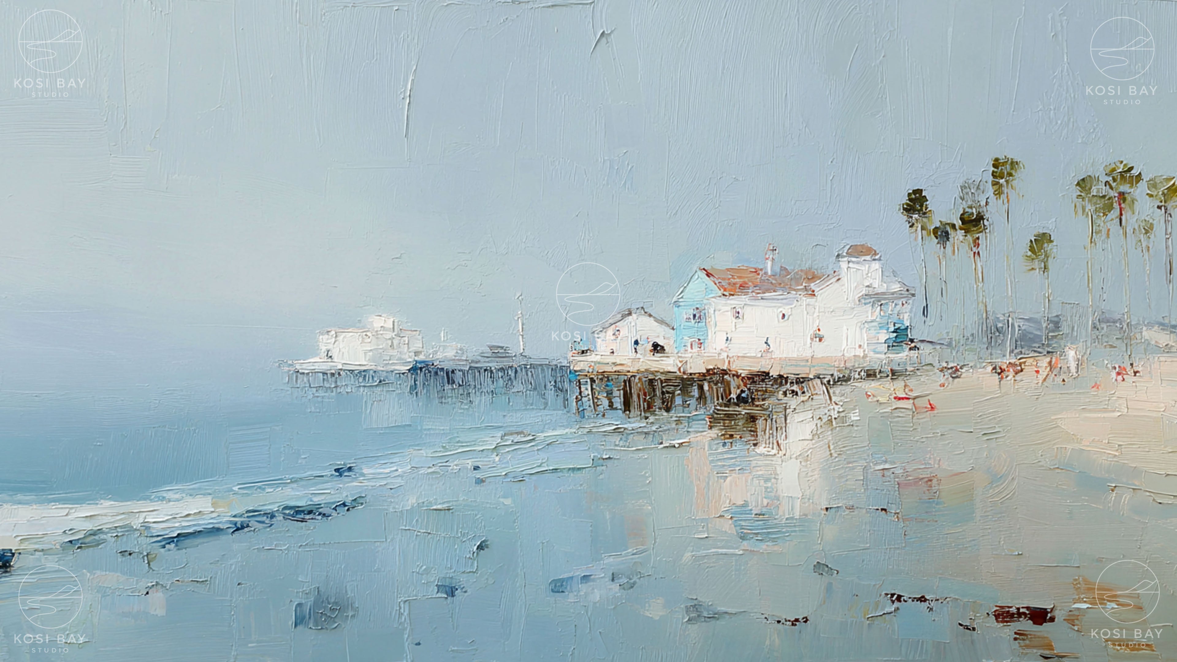 Malibu Pier | Digital Art for Frame TV