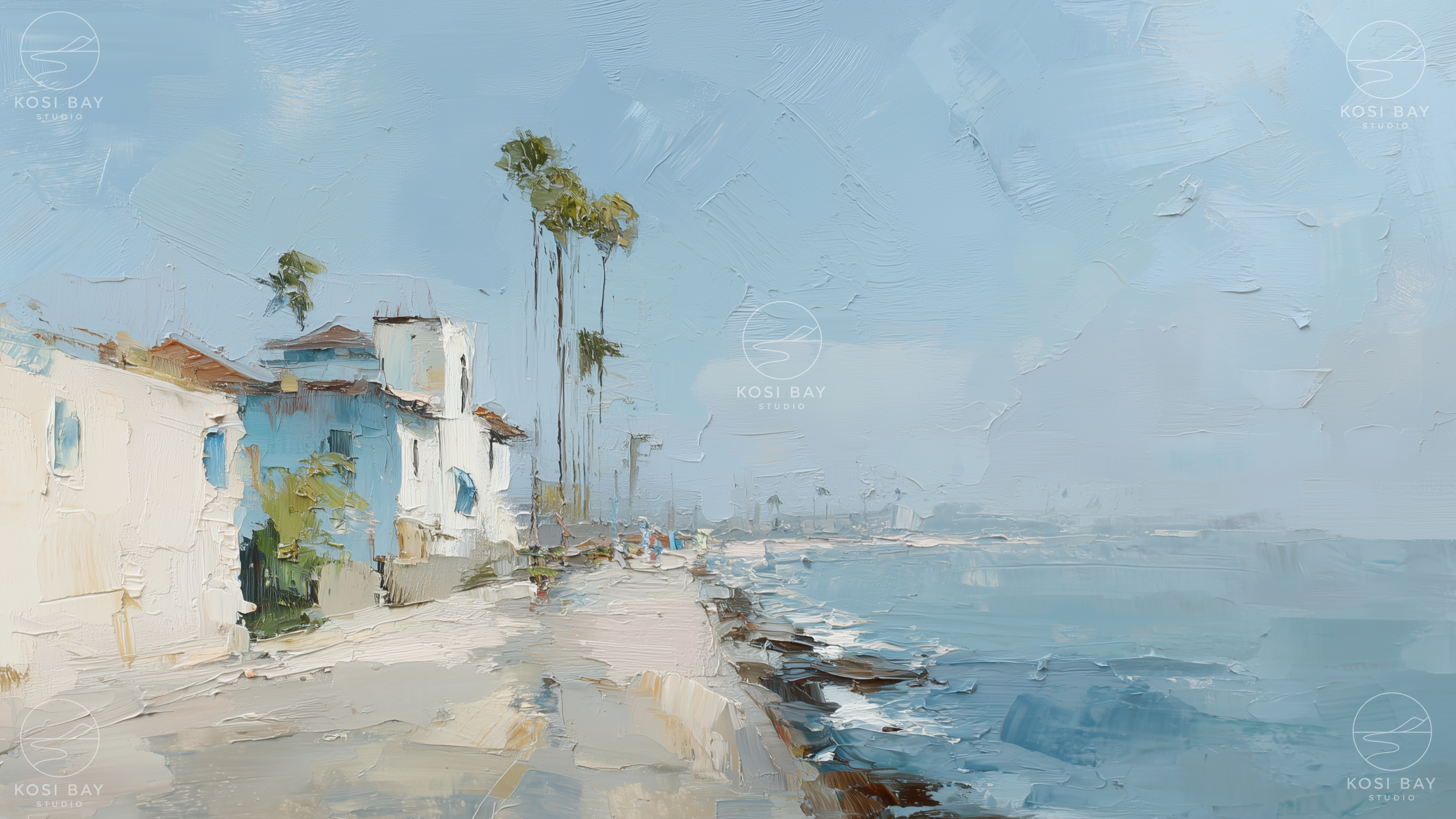 Newport Beach Promenade | Digital Art for Frame TV