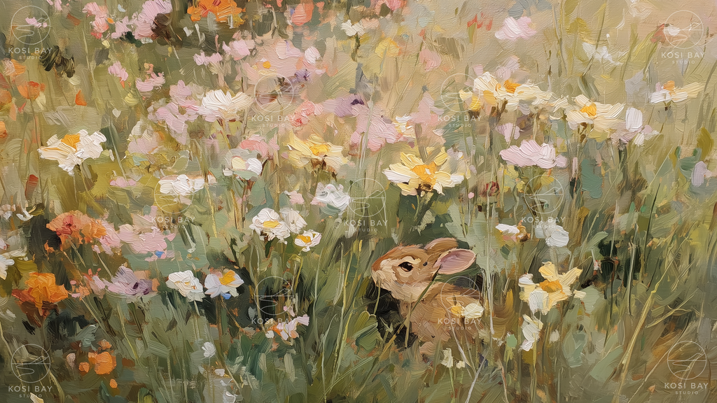 Smelling the Daisies | Digital Art for Frame TV