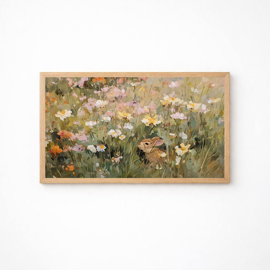 Smelling the Daisies | Digital Art for Frame TV