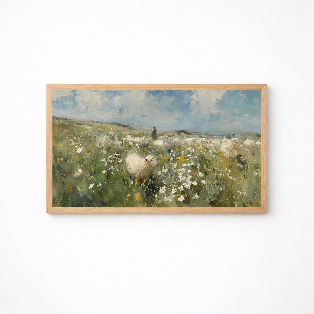 Watching the Flock | Digital Art for Frame TV