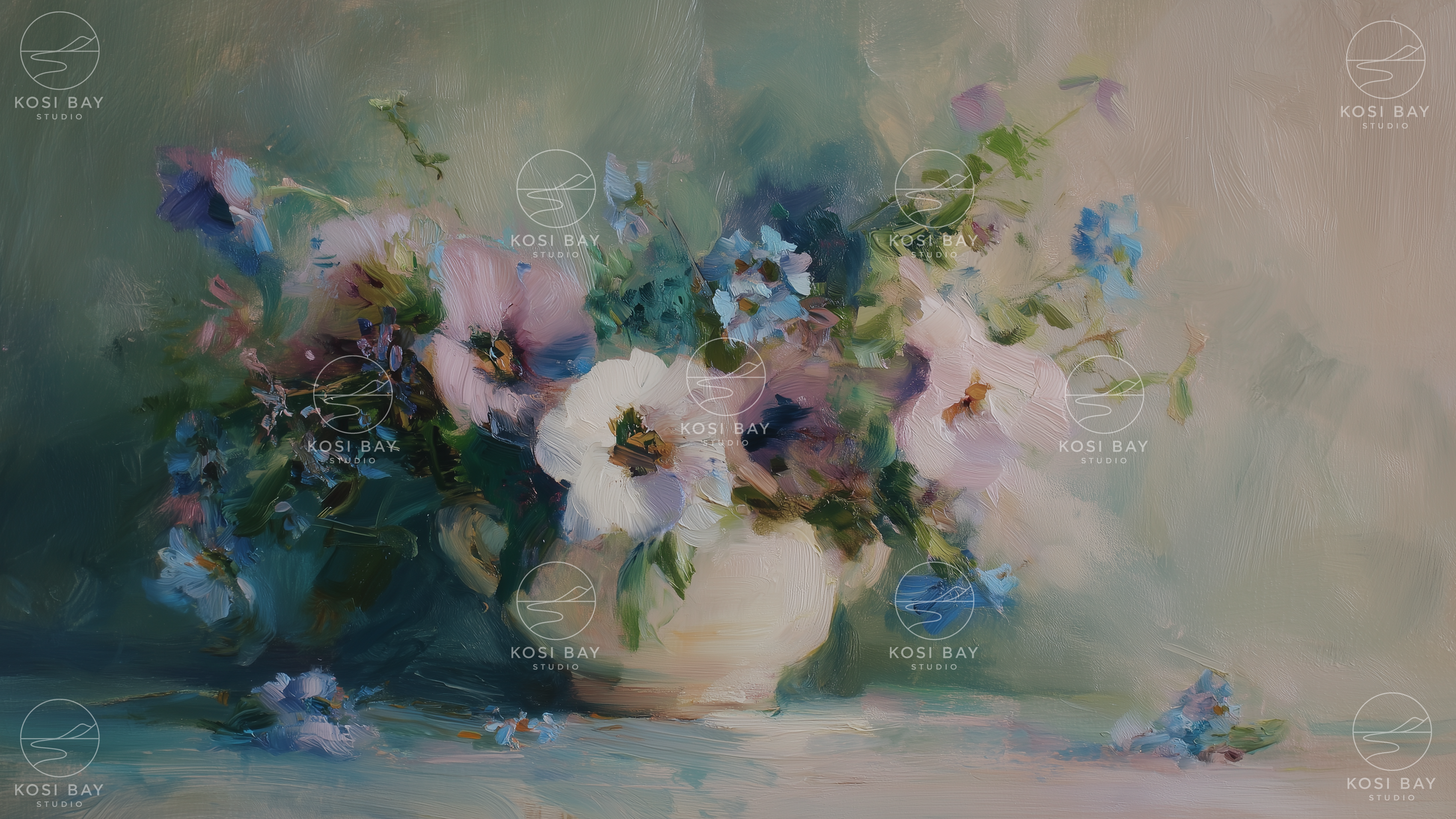 Whispers of Blue | Digital Art for Frame TV