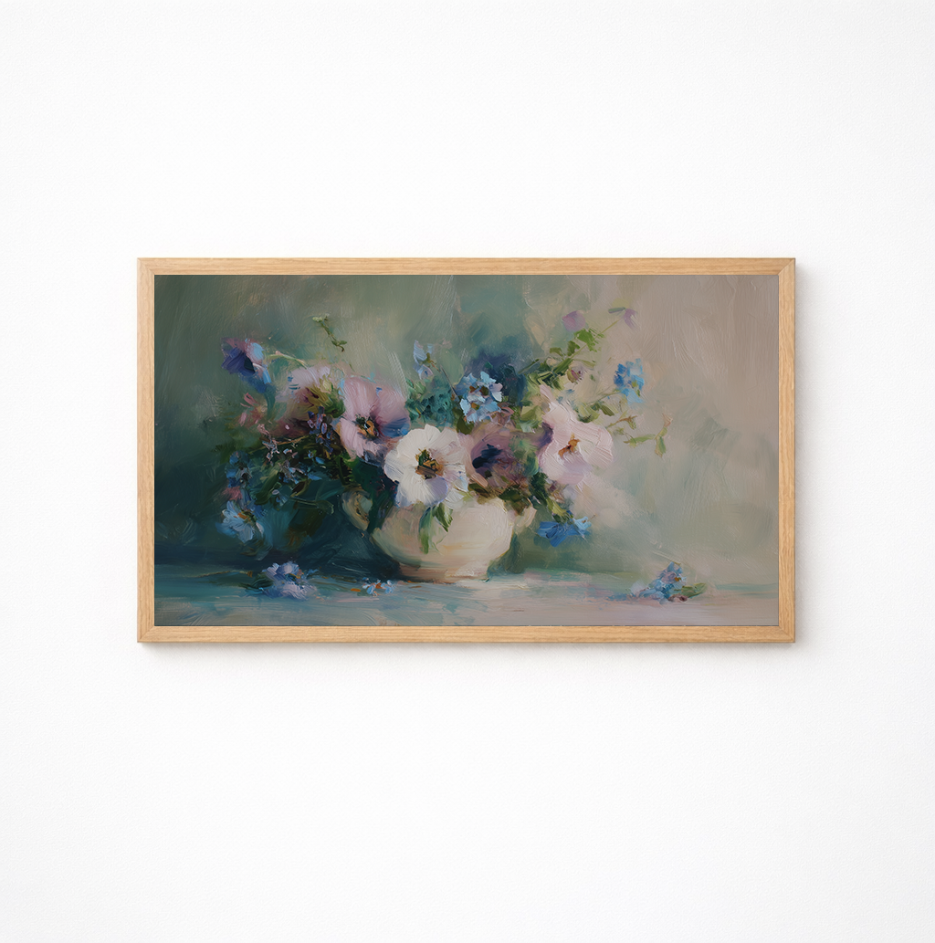 Whispers of Blue | Digital Art for Frame TV